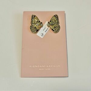 NEW Mignonne Gavigan Gala Butterfly Stud Earrings